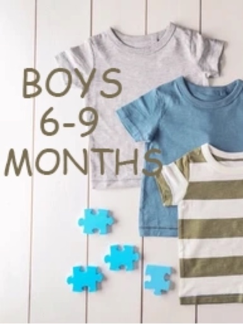 Boys at 6 to 9 months